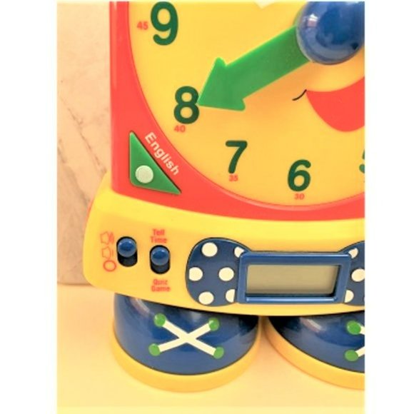 NEW The Learning Journey Telly Teaching Time Clock English/Spanish - Picture 2 of 8